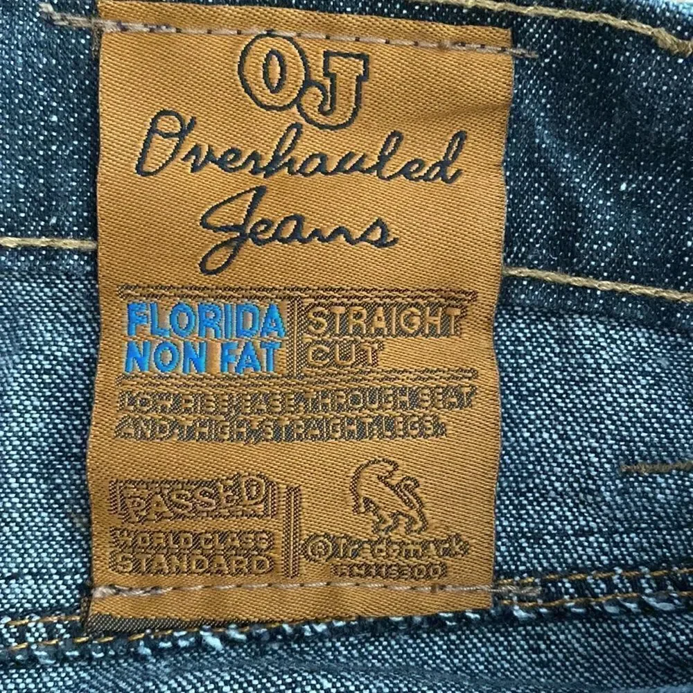 ❤️Last Chance OJ Overhauled Jeans Florida Straight Cut black jeans size 32